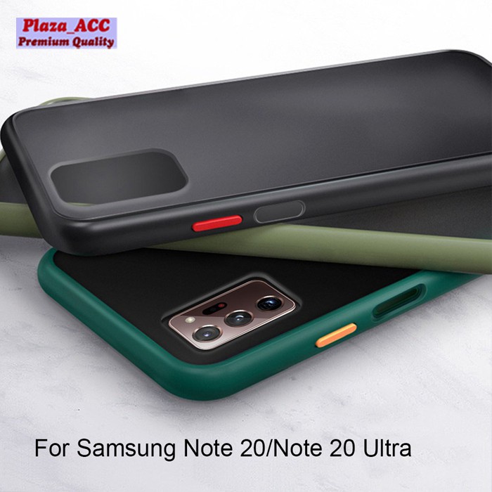 Case Samsung Note 20 Ultra - Casing Samsung Note 20 Ultra Case Clear Doff
