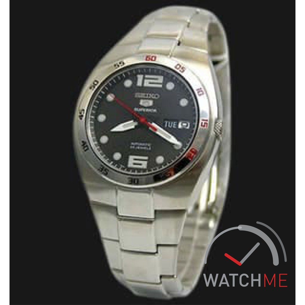 Jam Tangan Seiko 5 SNZC35K1 Automatic Black Dial 50m Stainless Steel Original Bergaransi
