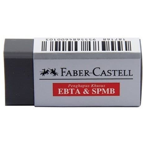 

FABERCASTELL Penghapus khusus EBTA & SPMB abu-abu 1Pcs saja