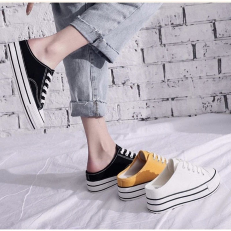 sneaker wedges 8057 wanita import