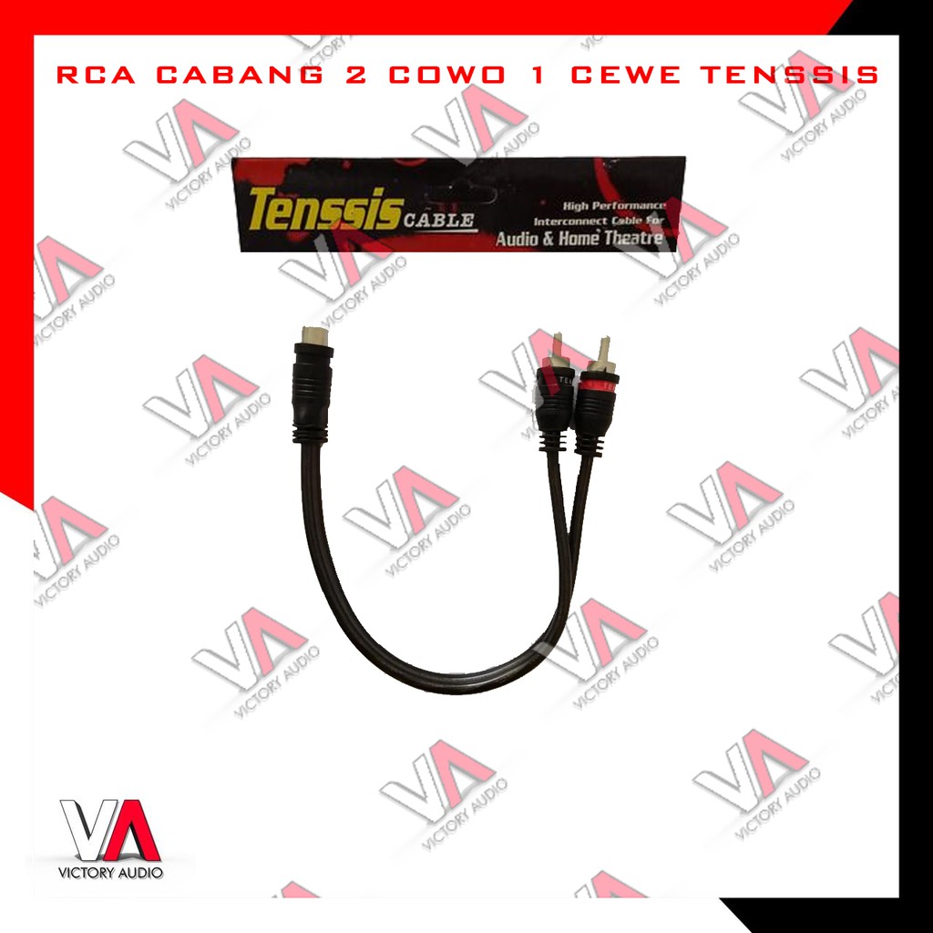 Jual Kabel Rca Cabang Untuk Instalasi Audio Tensis Cowo Cewe Tenssis Good Quality Original