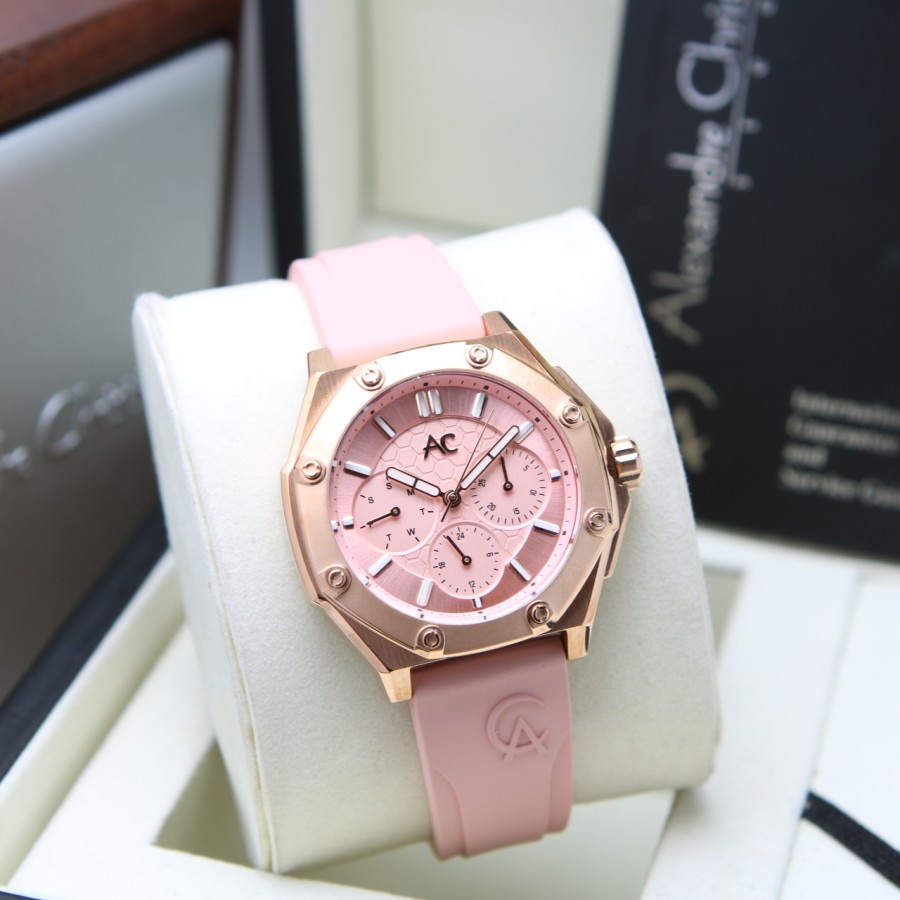 JAM TANGAN WANITA ALEXANDRE CHRISTIE AC 9601 COLLECTION ORIGINAL GARANSI RESMI 1 TAHUN