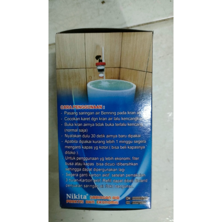 SARINGAN AIR NIKITA / AZORA WATER FILTER /FILTER KRAN AIR