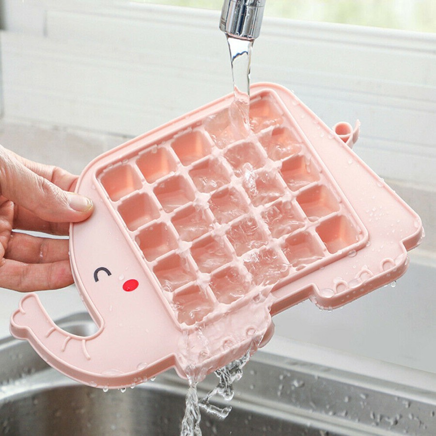 Tempat Cetakan Es Batu Karakter 25 Grid Pencetak Cokelat Agar Ice Cube