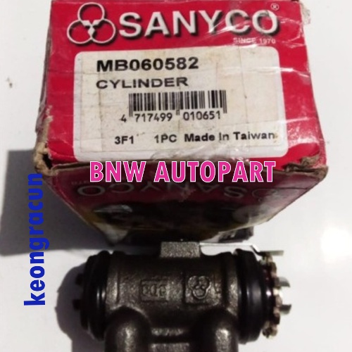 Blok rem belakang kiri nepel/wheel cylinder belakang.Ps120.Merk Sanyco