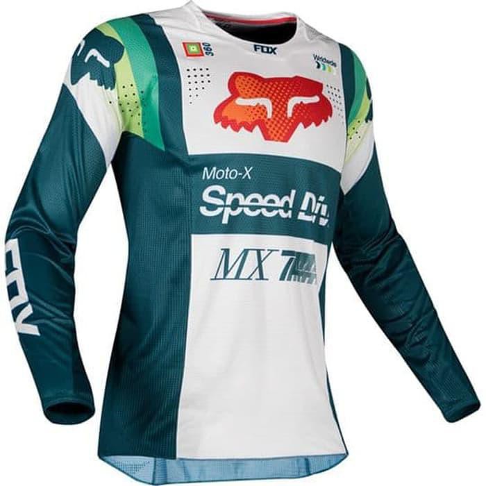 FOX JERSEY DAN CELANA MOTOCROSS SET 360 MURC WHITE