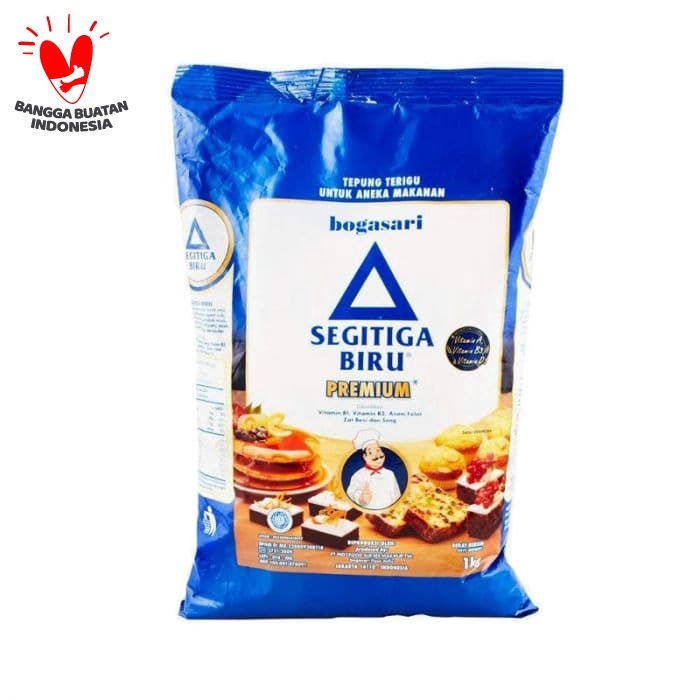 

cs777vv Bogasari Segitiga Biru Tepung Terigu 1 Kg Da01D100