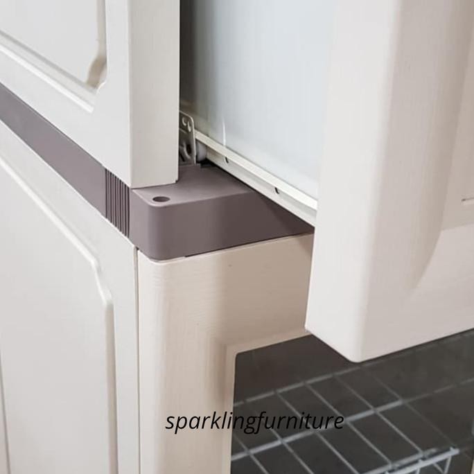 Best Seller] Olymplast Kitchen Locker, Lemari Rak Piring Plastik. Medan.