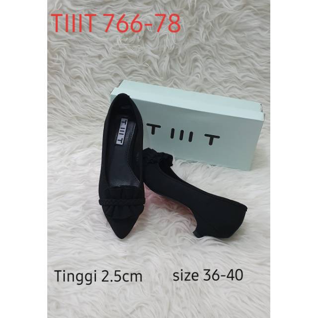 Sepatu Wanita hak rendah 766-78 / Pansus wanita import