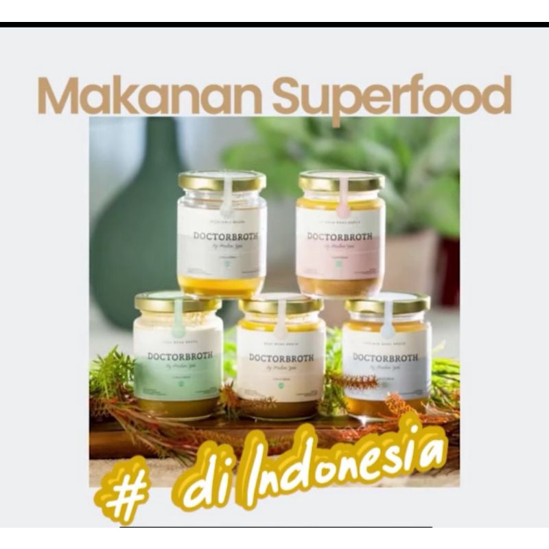 

Paket Komplit 5 JAR Superfood Premium Bone Broth Doctor Broth- Kaldu Tulang- Doctor Broth Bintaro