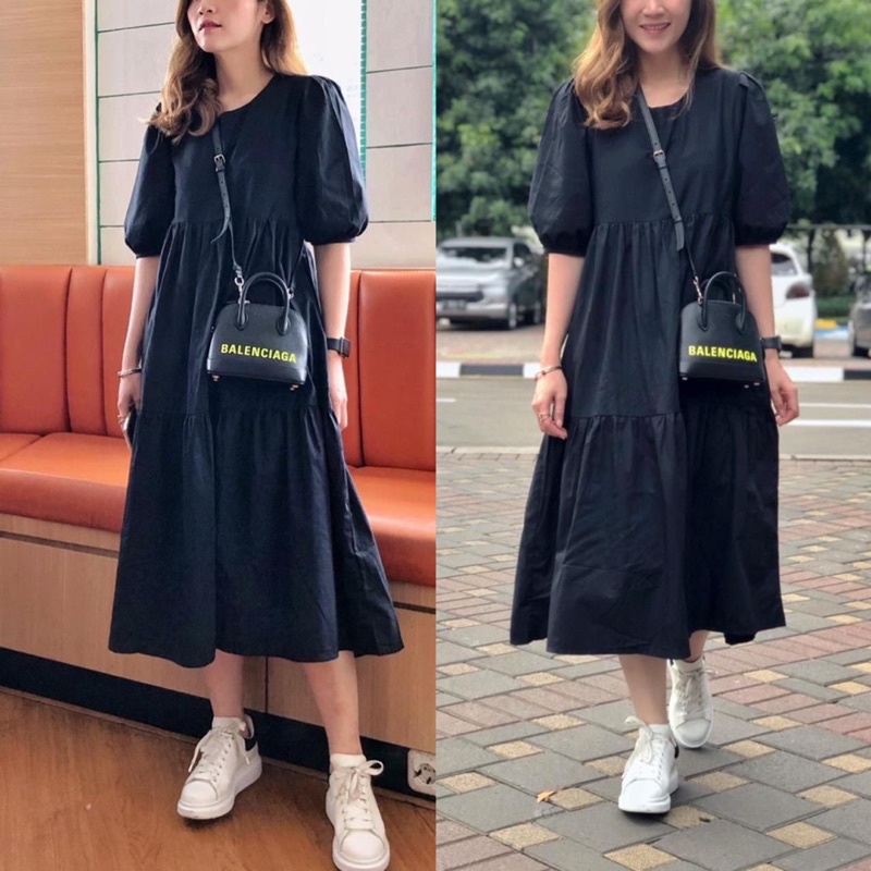 CONSENSO POPLIN MAXI DRESS