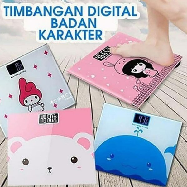 [ COD ] Timbangan Badan Digital Karaketer Lucu