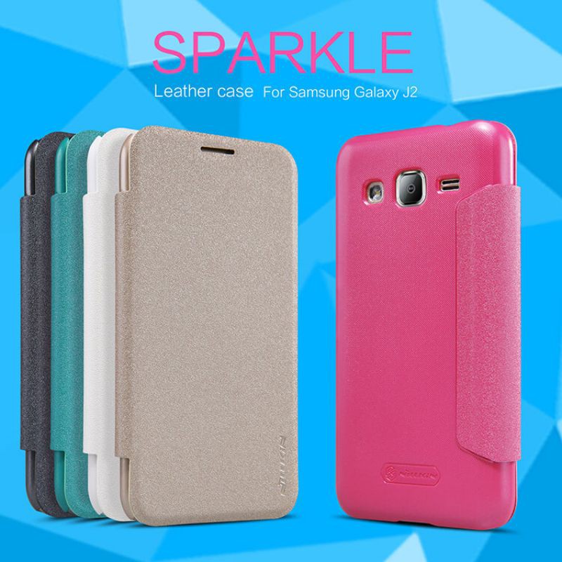 Nillkin Sparkle Series New Leather case for Samsung Galaxy J2 J200F J200G