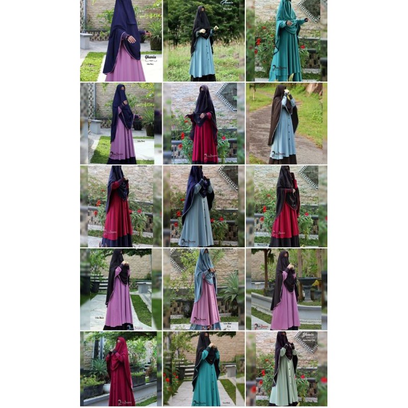 Set Gamis Ghania by duta busana