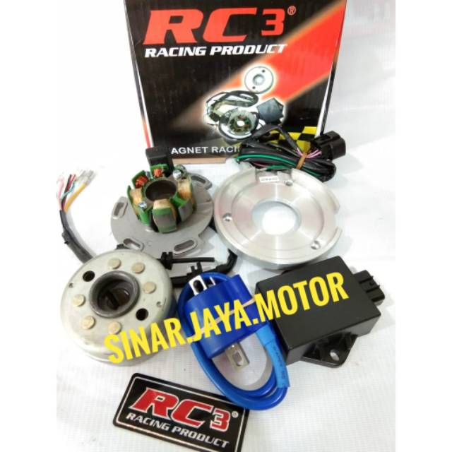 Magnet yz 125 Rc3 Rx king - rxk - rxz - rx-king 1set plendes soket lampu coil cdi  complit