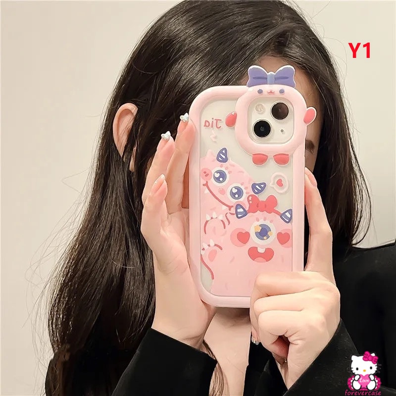 Case Desain Monster 3D Untuk VIVO Y35 Y22 Y12 Y15s Y15A Y01 Y50 Y30 Y20 Y33s Y15 Y11 Y21T Y21 Y21 Y33T Y21A Y33T Y1S Y21T Y21T Y21A Y33T