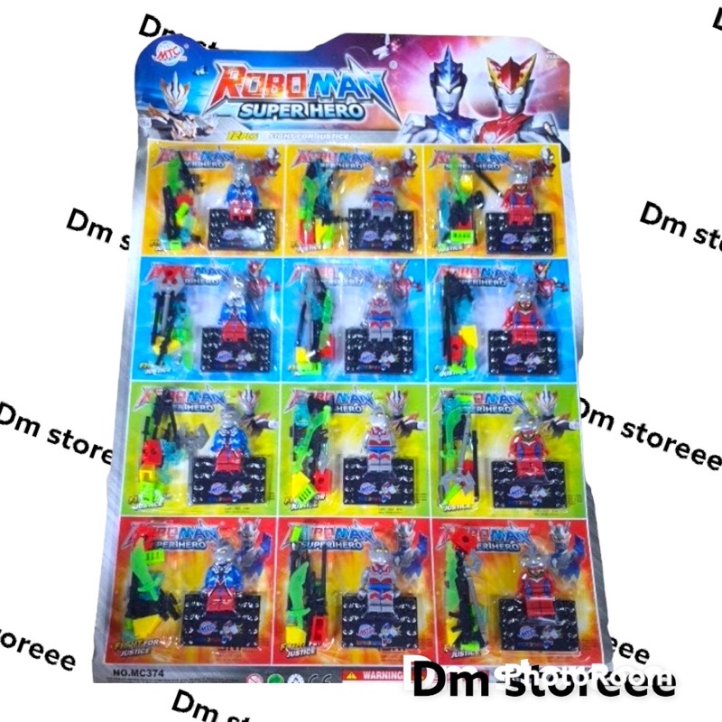 mainan bricks ultraman roboman minifigure / mainan anak murah