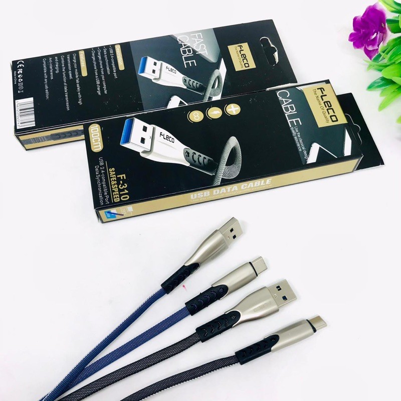 PROMO KABEL DATA FLECO F280 MICRO FAST CHARGING SUPER SPEED