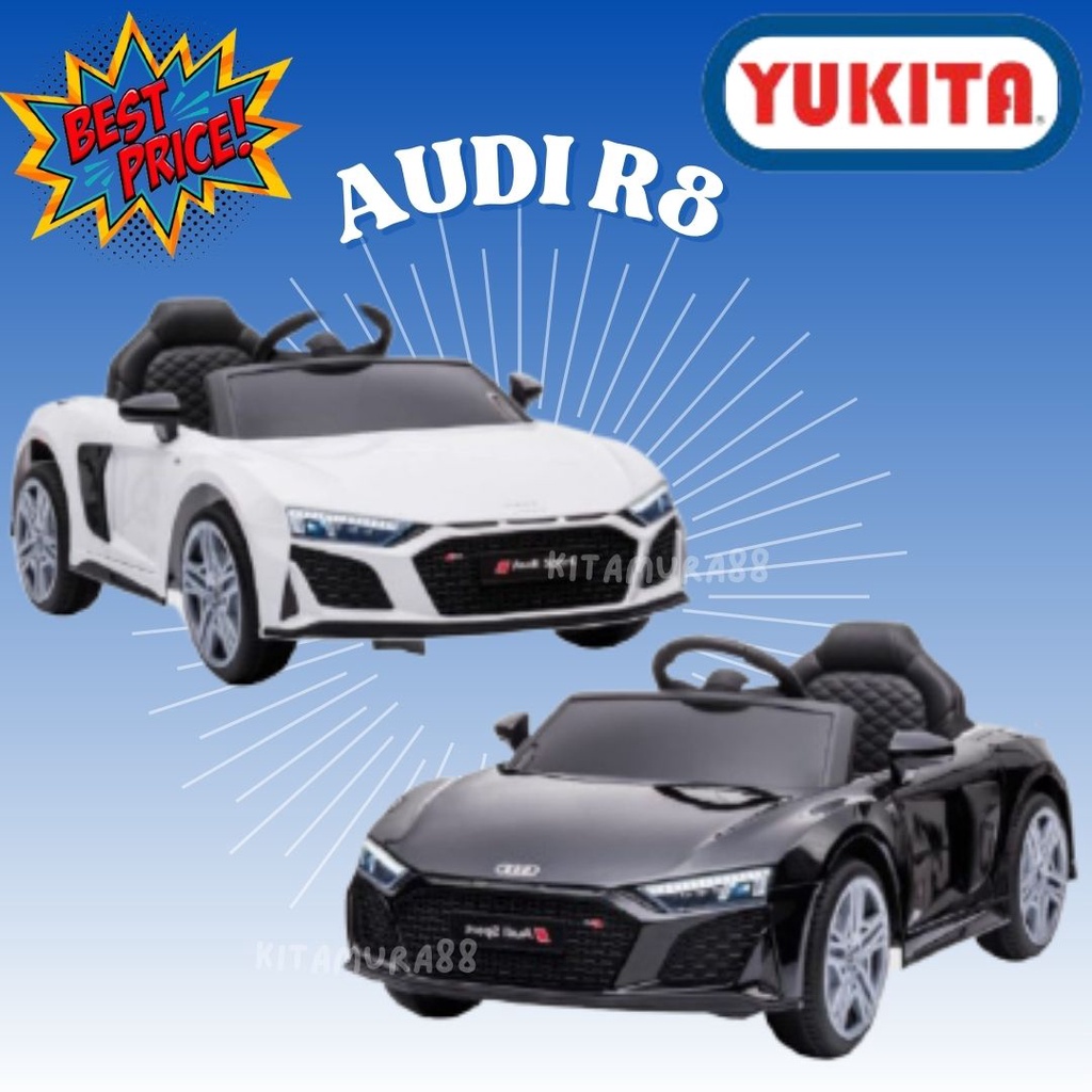 Mainan Anak - Mobil Aki YUKITA 300 AUDI R8