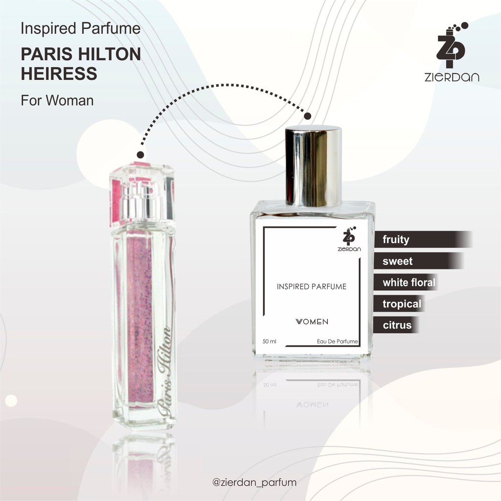 Zierdan Inspired Parfum Paris Hilton Heiress Parfume Farfum Minyak Wangi Tahan Lama Wanita Cewek