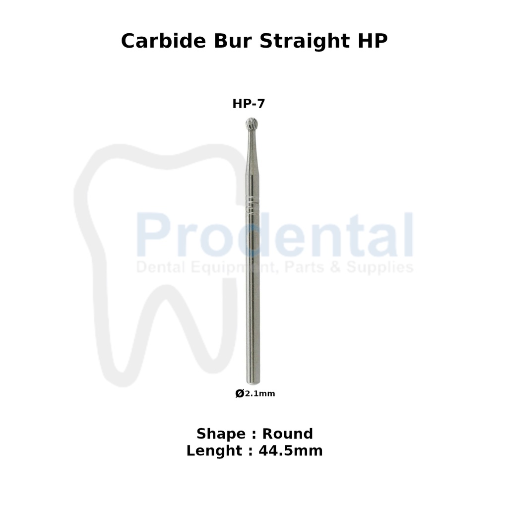 Dental surgical HP-7 bur tulang carbide tungsten round bur gigi odontek seperti SS White