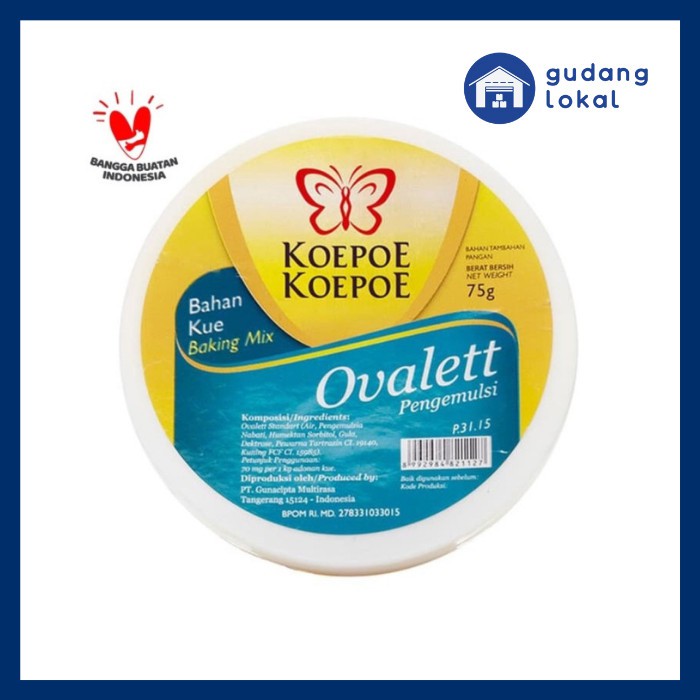 

Ovalett Koepoe Koepoe 75Gr