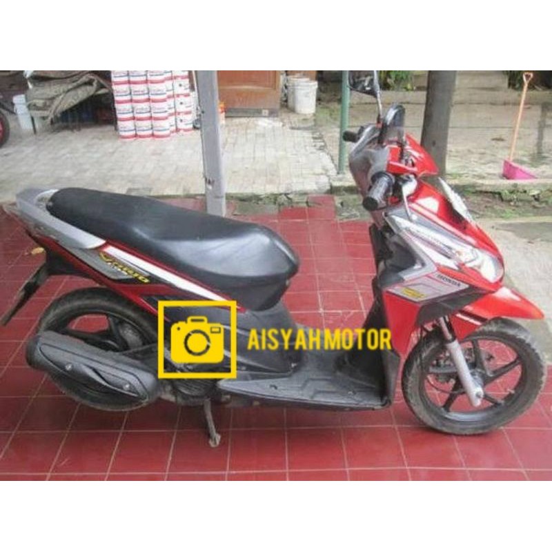 Bodi Honda Vario CBS Techno Karbu Warna Merah