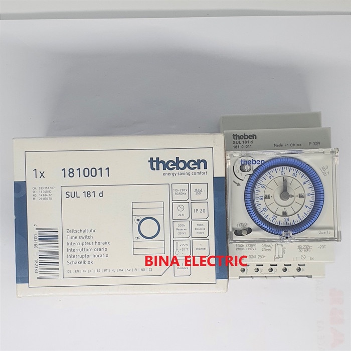 Timer Theben SUL 181D SUL 181 D / Timer Analog Theben SUL181D