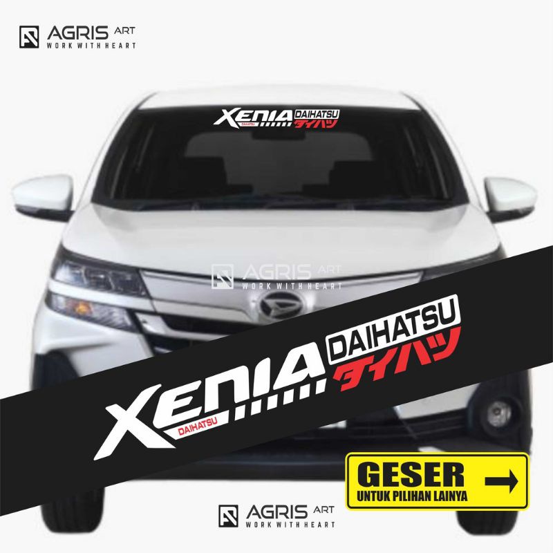 stiker mobil Sticker kaca depan mobil Xenia