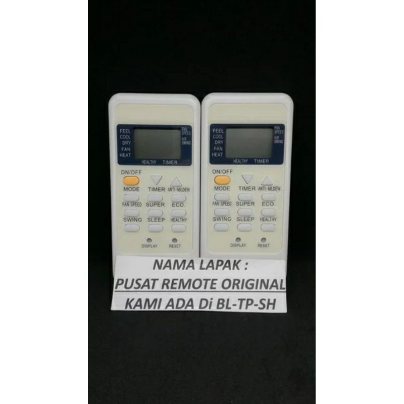 REMOTE AC PANASONIC ECO HEALTHY ORIGINAL ASLI TIPE LAMA