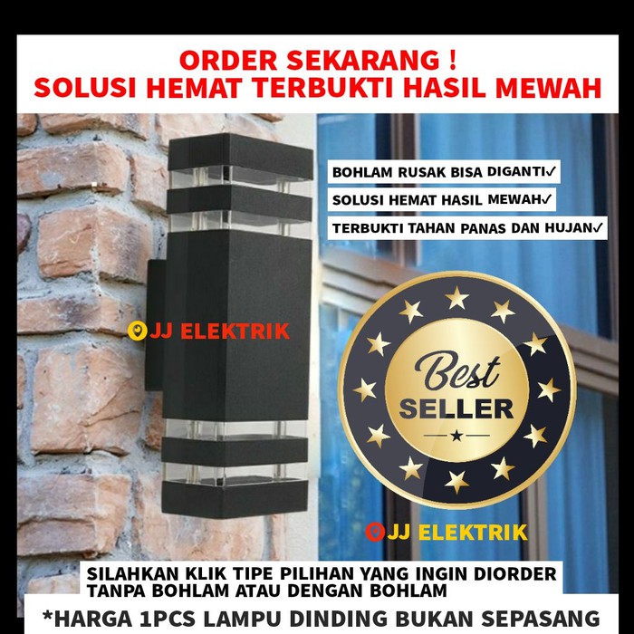 Lampu Dinding Taman Minimalis / Lampu Hias Dinding