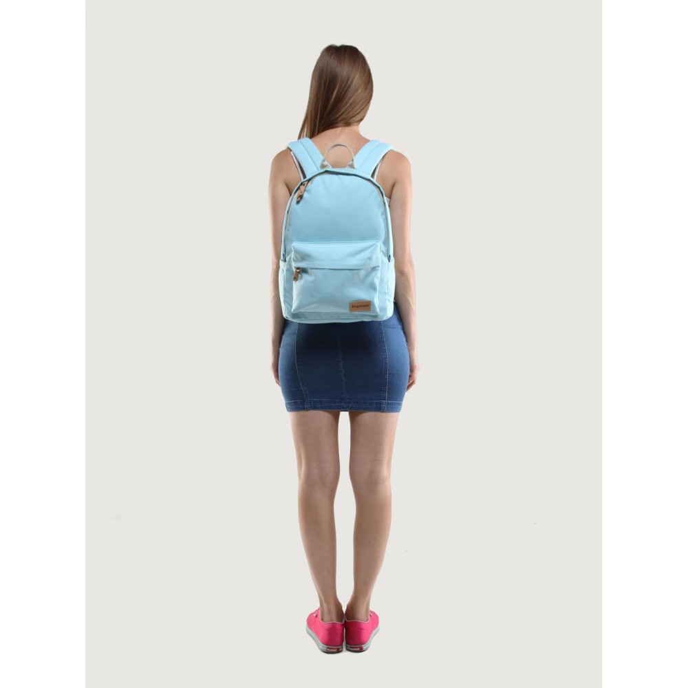 Limito Mochilo Onzo Baby Blue | Tas Ransel Mini Polos Kecil Simpel Wanita Backpack | FORIND Esgotado