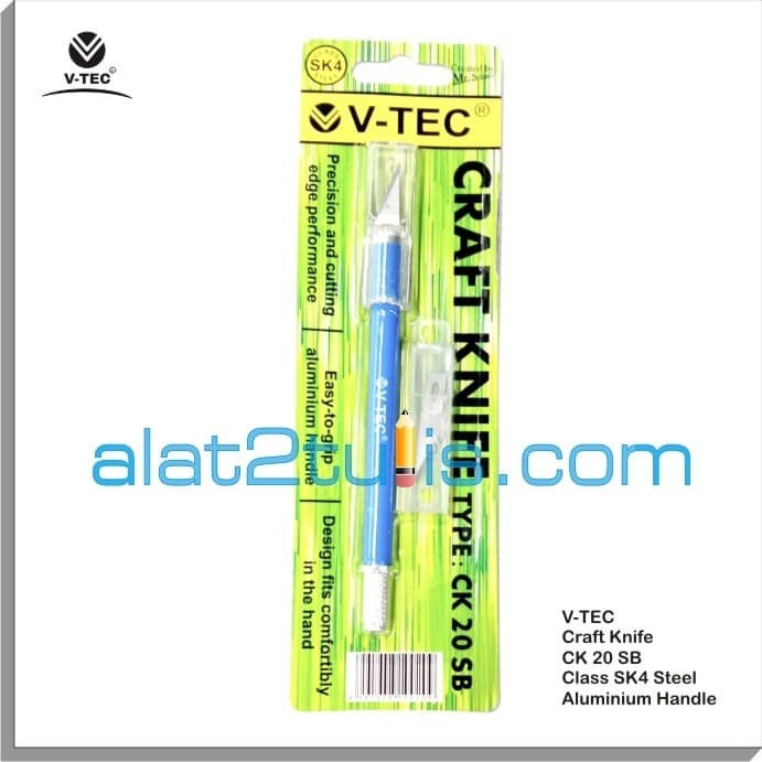 

UKIR-ALAT- V-TEC CRAFT PEN KNIFE / PISAU UKIR / CK 20 SB -ALAT-UKIR.