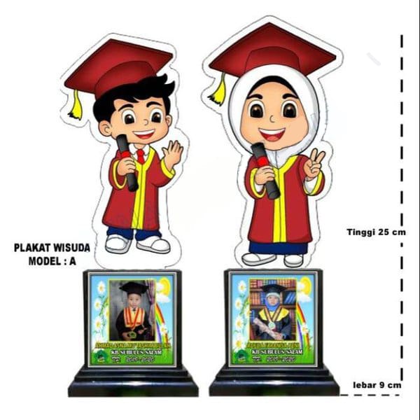 

PLAKAT AKRILIK WISUDA (DIAMETER 25 CM) TEBAL 3MM