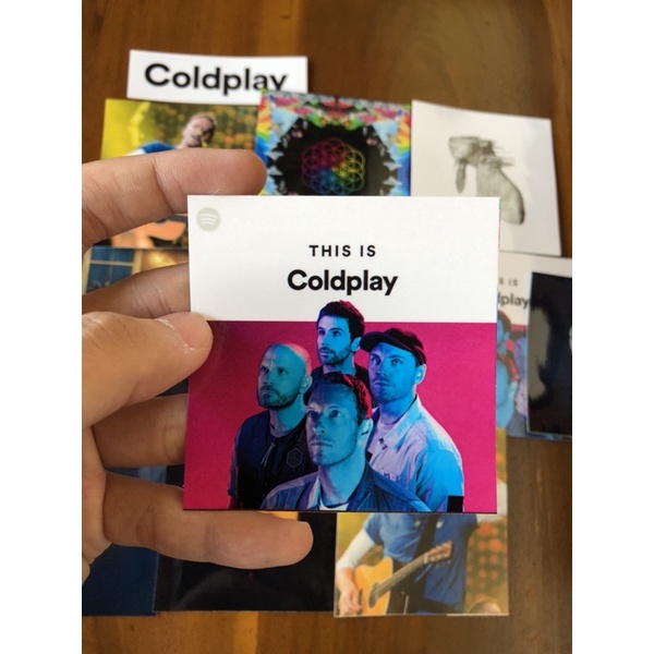stiker pack sticker coldplay band barat populer skin laptop hp case helm dll lemari