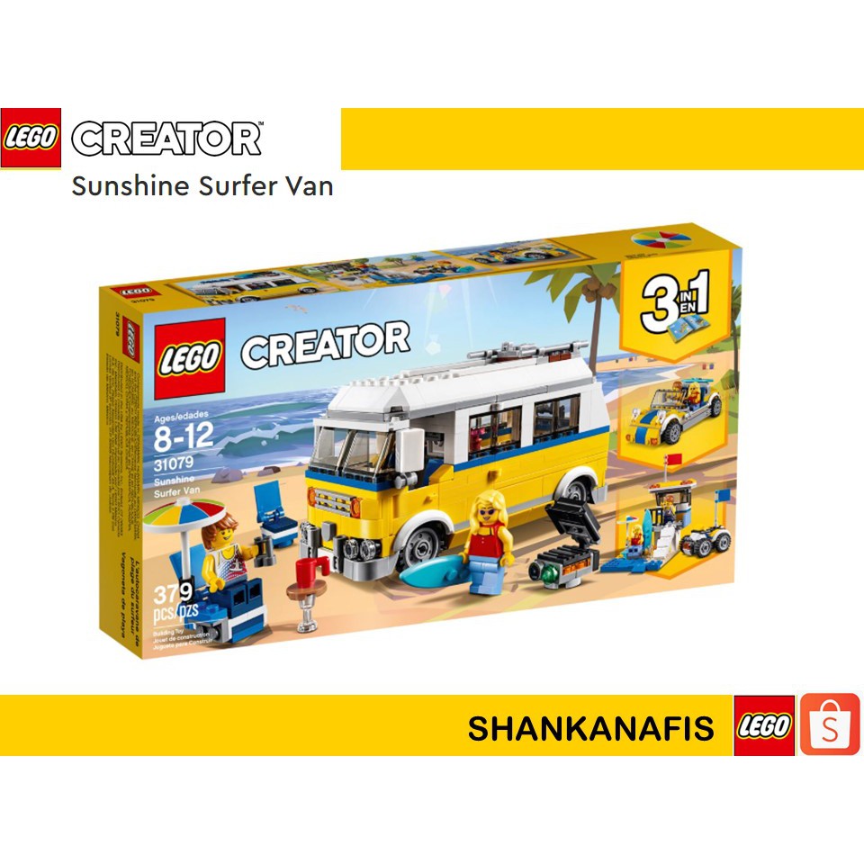 lego creator surfer van