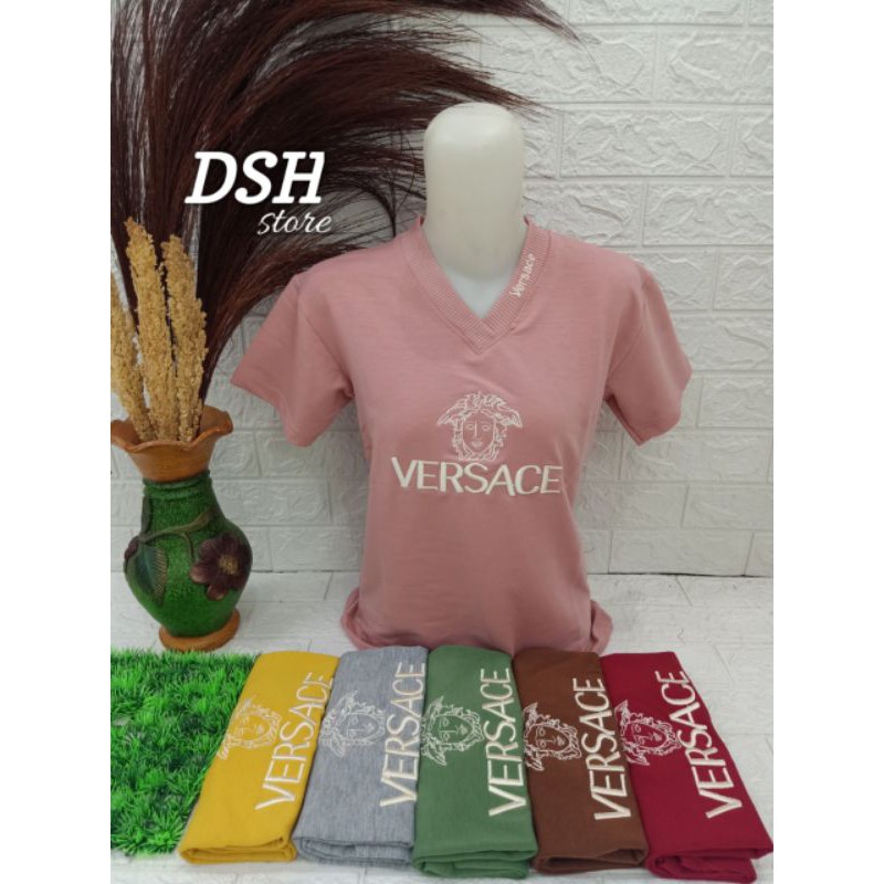 KAOS IMPOR KAOS WANITA KAOS MURAH KAOS KERAH V TERBARU KAOS PRETTY CUTE