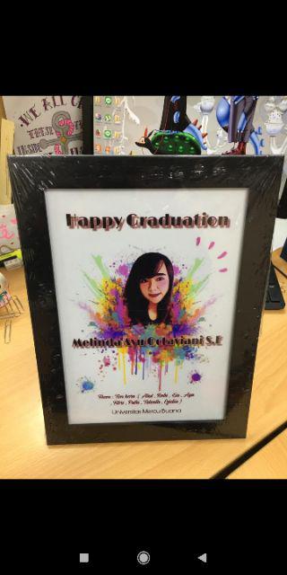 Bingkai Custom/foto Custom/art-kado Gradution - Kado Anniversary