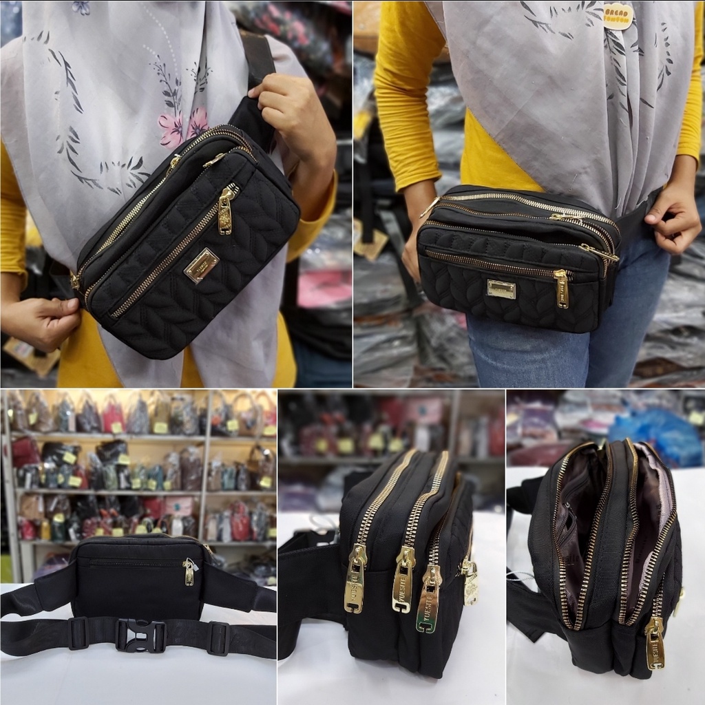 Tas pinggang selempang / bumbag /waistbag / slingbag / crossbodybag wanita