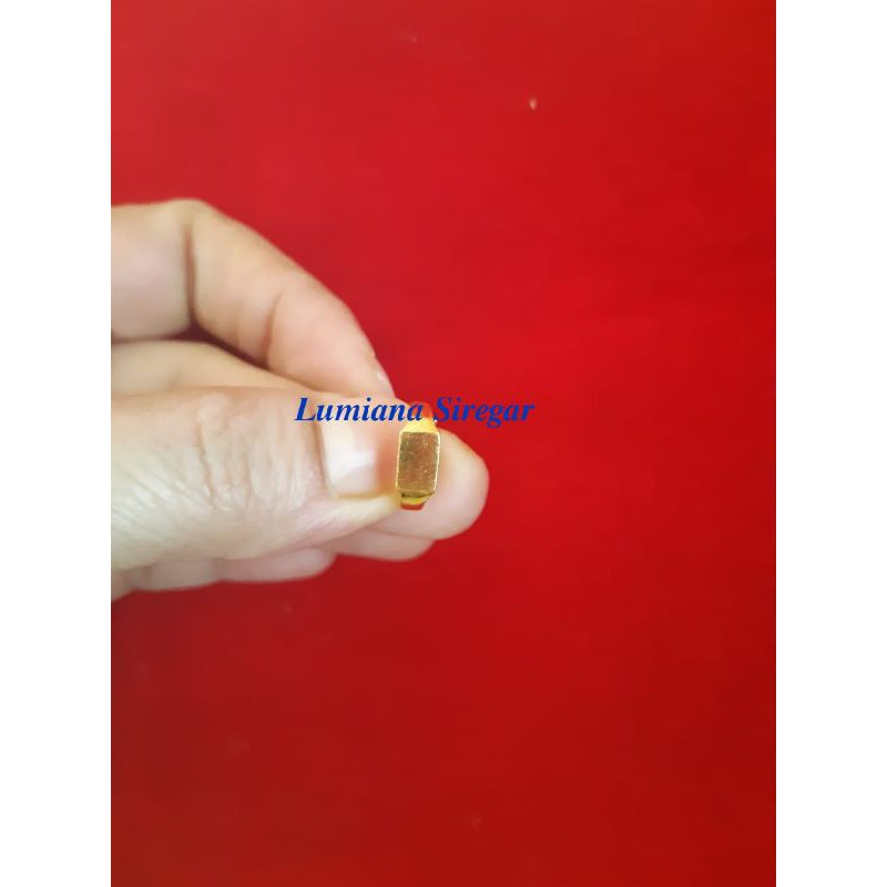 Cincin Bayi Baru Lahir Newborn 2 gr Mas LM London 24k 99,9% Lumiana Siregar Emas Toba