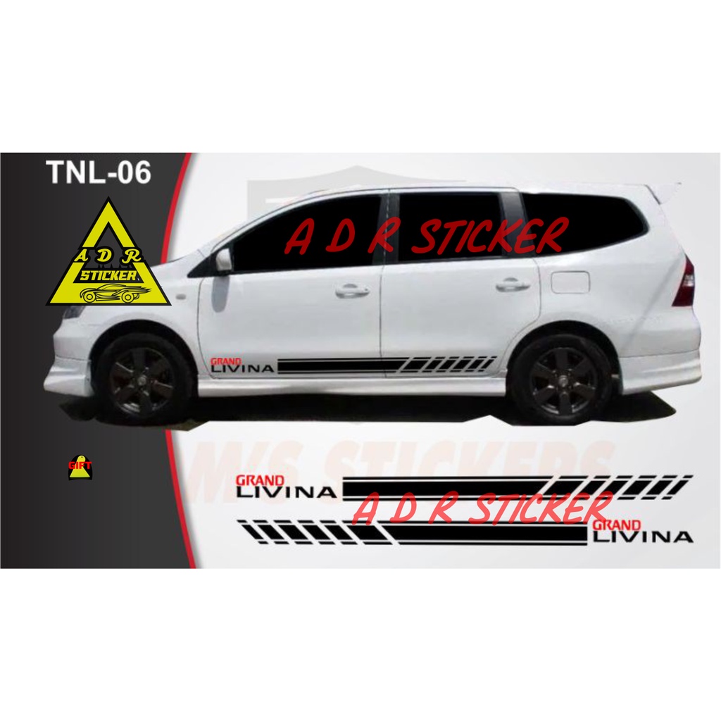 STICKER STIKER MOBIL NISAN LIVINA STICKER LIST MOBIL GRAND LIVINA TERBARU
