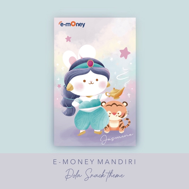 Flazz card gen 2 / e money mandiri princess jasmine disney theme