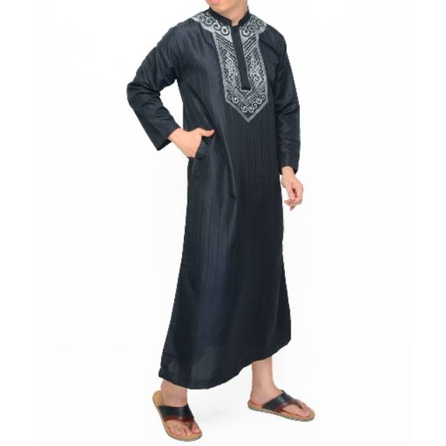 Jubah Gamis Pria Muslim Dewasa Bordir Al Haramain Murah Jubah Gamis Pria Muslim Dewasa Bordir Al Haramain Murah