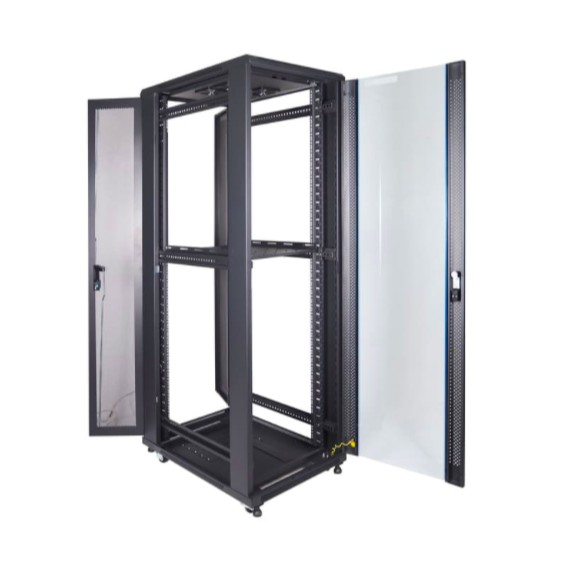 IR9042G - 42U Close Rack Depth 900mm Glass Door 19&quot; - INDORACK