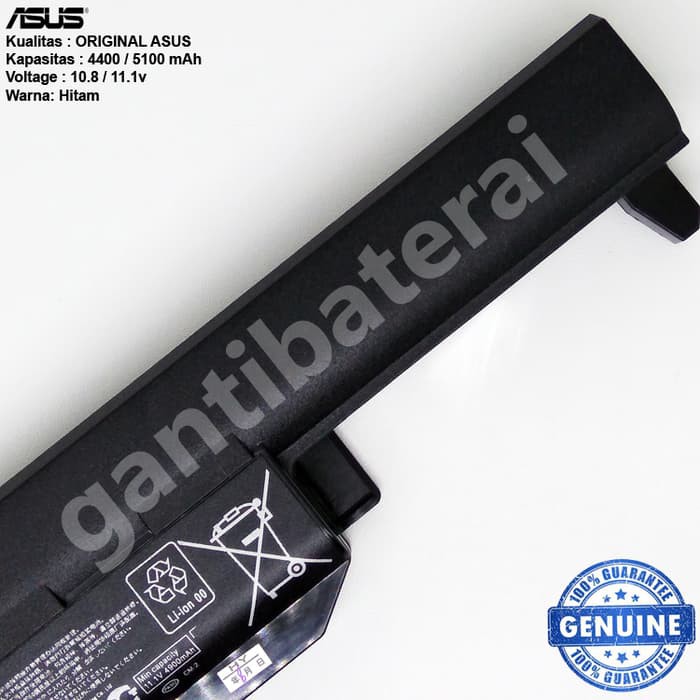 Original Baterai Asus X45A X45U X55A X55C X55VD K45DR A32-K55 A41-K55