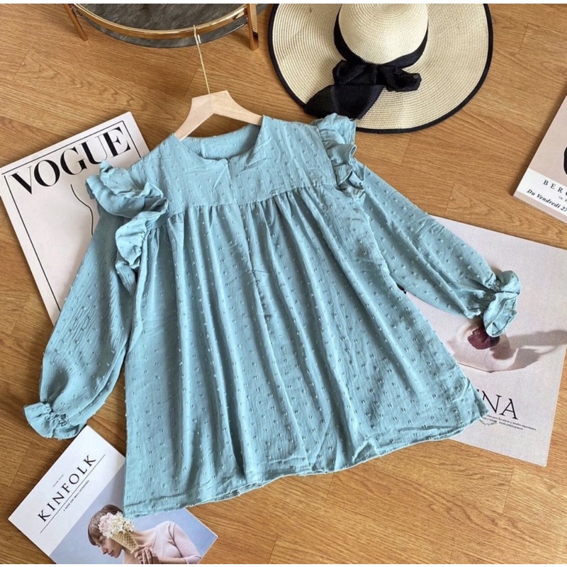 OSELA BLOUSE CRINKLE URAGIRI / ATASAN MUSLIM WANITA TERLARIS