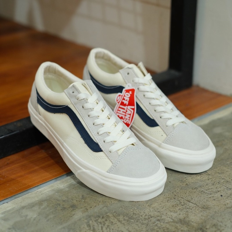 VANS STYLE 36 MARSHMALLOW DRESS BLUE