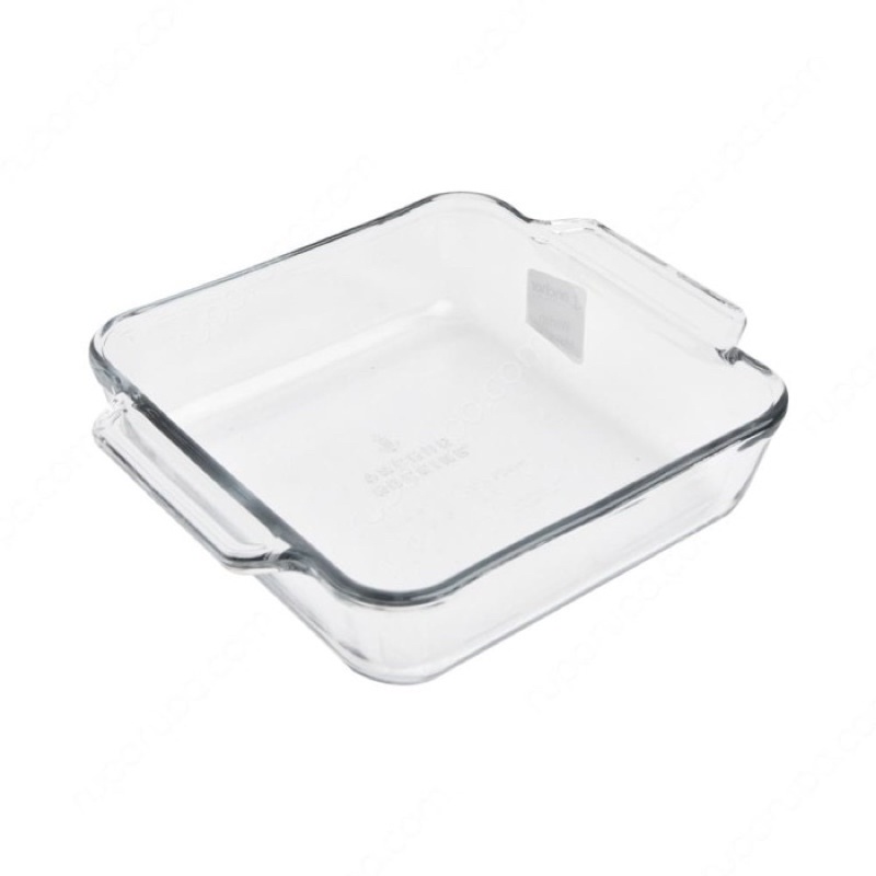 Loyang Kaca - Loyang Microwave - Mangkok Kaca Oven - Loyang Oven - Piring Kukus - Piring Kaca
