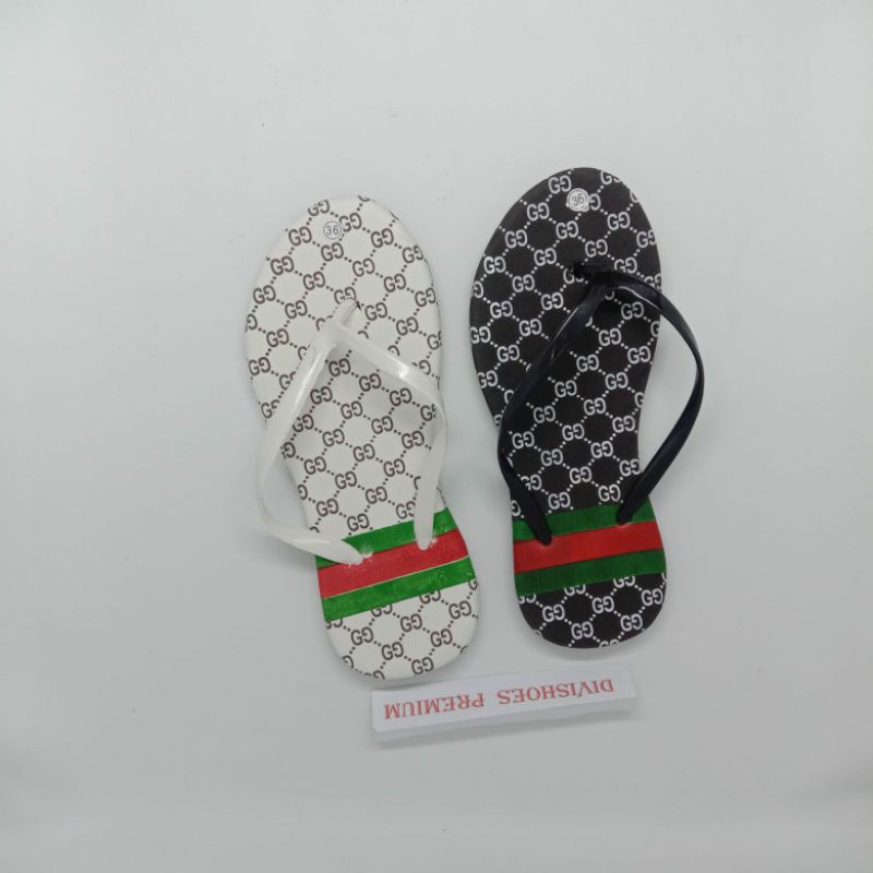 Sandal Jepit Wanita Teplek Spon JPT01 Spon Tali Jelly