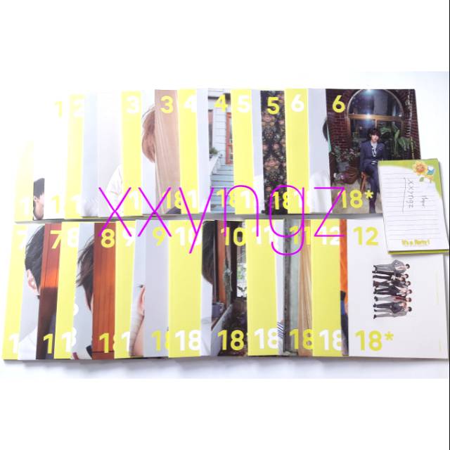 NCT Season's Greeting 2018 member set  // NCT Photocard // NCT 127 Photocard // NCT Dream Photocard